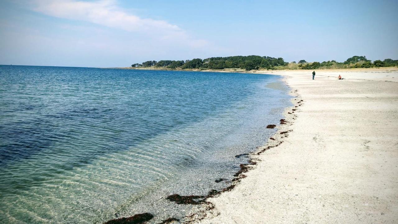 Maison récente avec vue mer, plage et port à pied Sarzeau Exterior foto